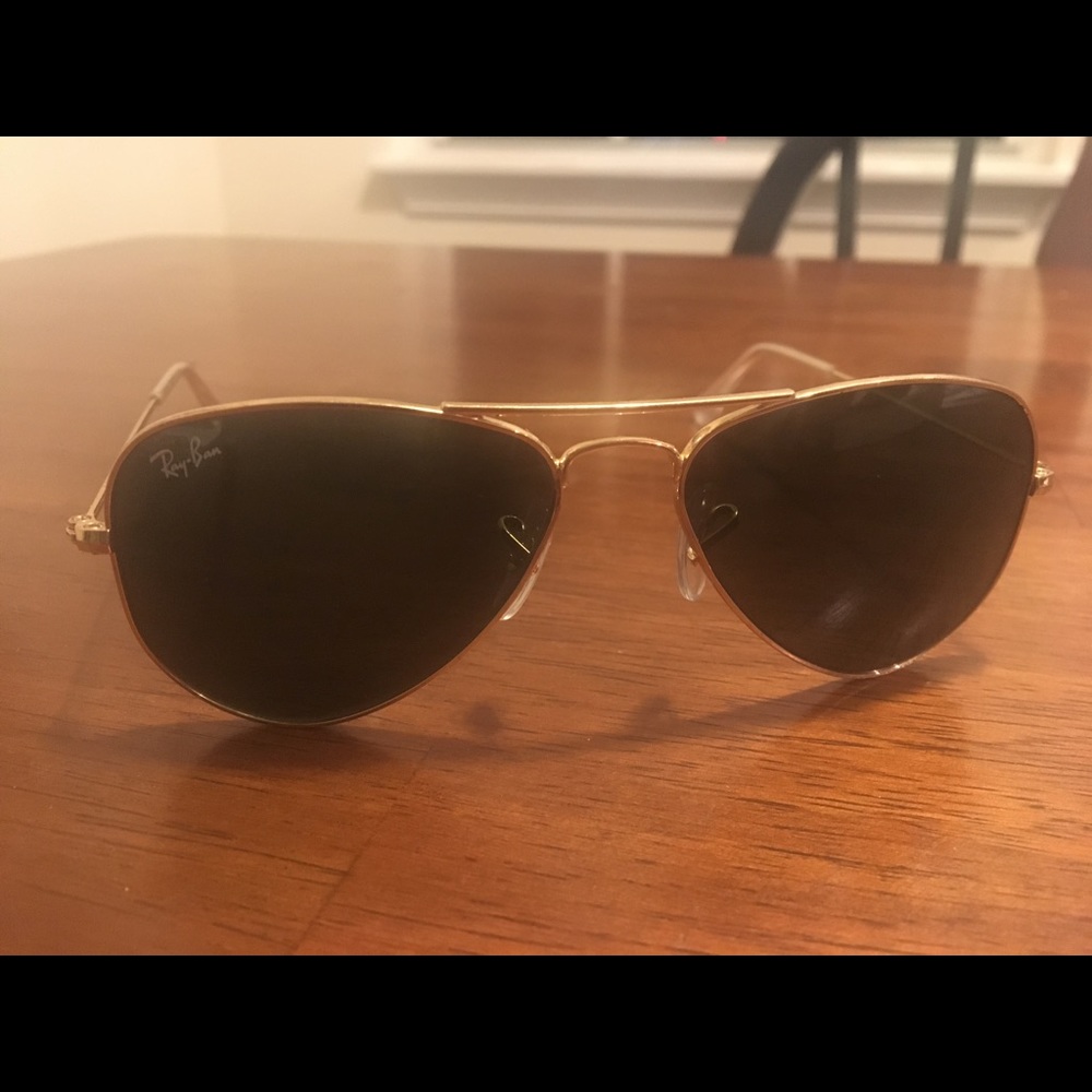Gold wire framed Ray-Bans